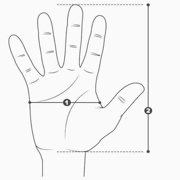 tableau des tailles de gants