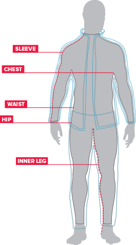 tableau des tailles de vêtements